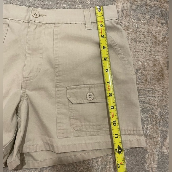 Polo Jeans Co. Ralph Lauren Khaki Cotton Shorts Size 6 Y2K 90’s - Picture 9 of 12